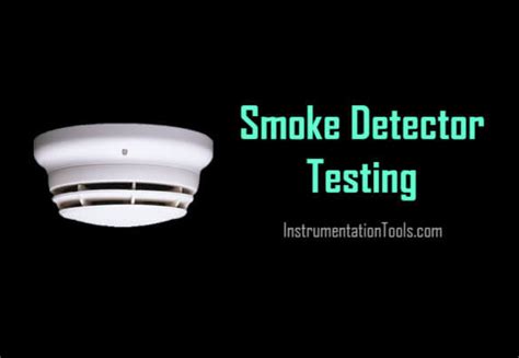 smoke detector testing procedure